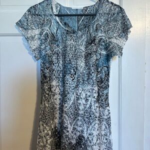 Elegant Lace Patterned Women's Top